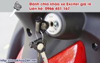 Đánh lại chìa khóa xe exciter giá rẻ tại Hà Nội